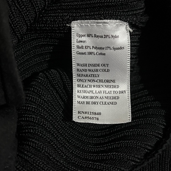 Intermix Jayce Ribbed Cold Shoulder Bodysuit - Picture 8 of 8